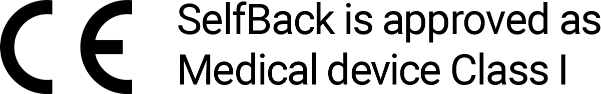 SelfBack is CE Certified